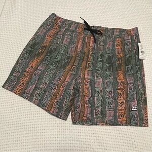 Billabong RARE Steezier Swim Trunk Board Shorts Size Large NWT